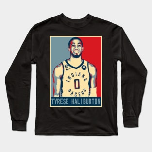 Indiana Pacers Tyrese Haliburton Long Sleeve T-Shirt